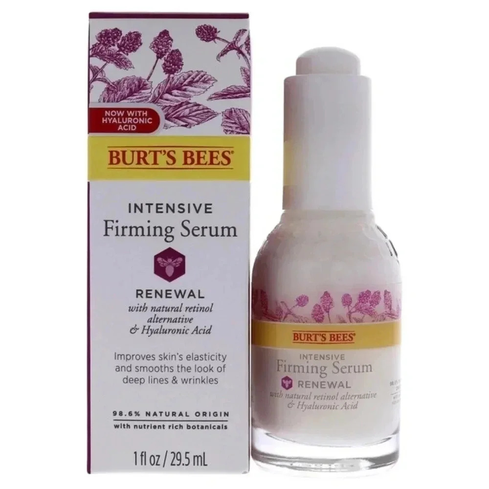 Burt's Bees Renewal Intensive Firming Serum Bakuchiol Natural Retinol 1 oz. NEW